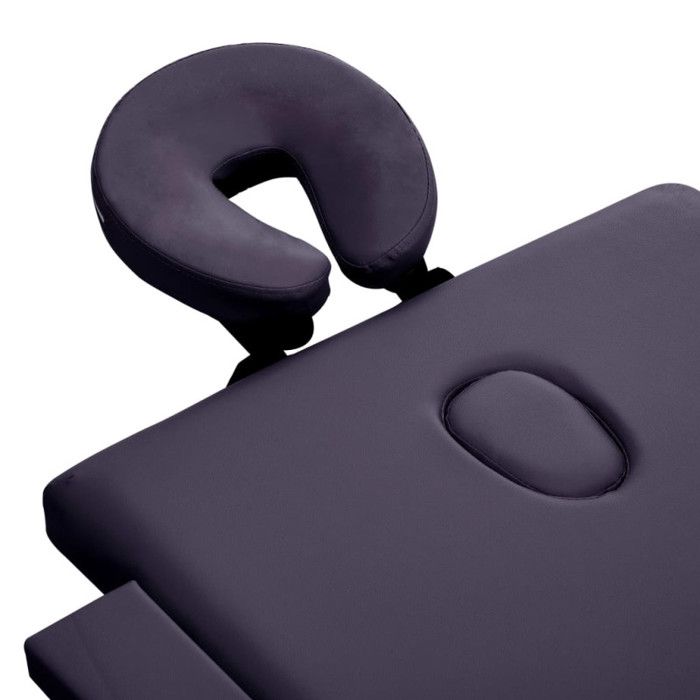 Table de massage pliable 2 zones Bois Violet