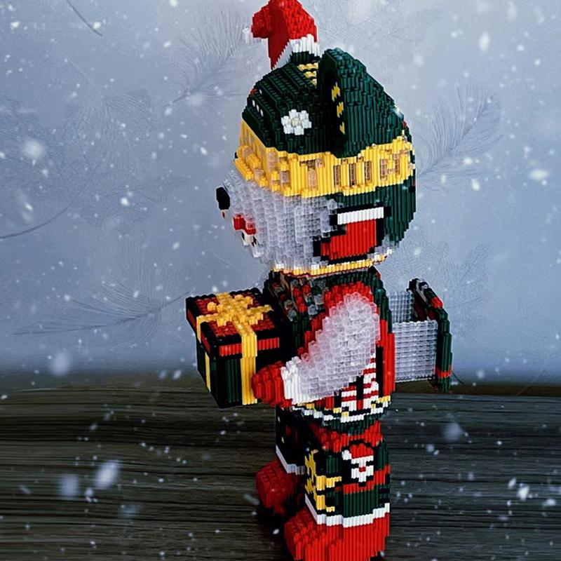 Kreative Halbanatomie Bär Nano Bausteine Cartoon Farbe Mit Schublade Modell Mini Diamant Ziegel Spielzeug Für Kinder