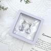 Transparent Floating Display Box Pe Film Jewelry Storage Case For Ring Earring Necklace Bracelet Watch Collectible Gift