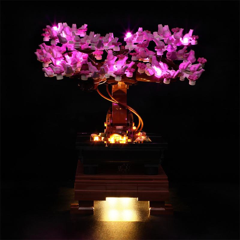 DIY LED-Beleuchtungsset für LEGO Icons 10281 Bonsai-Baum Baustein Spielzeug Dekoration Verstellbare Beleuchtungszubehörteile