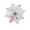Interactive Toy for Parrots, Bird Cage, Rotating Candy Dispenser, for Stimulation and Mental Entertainment