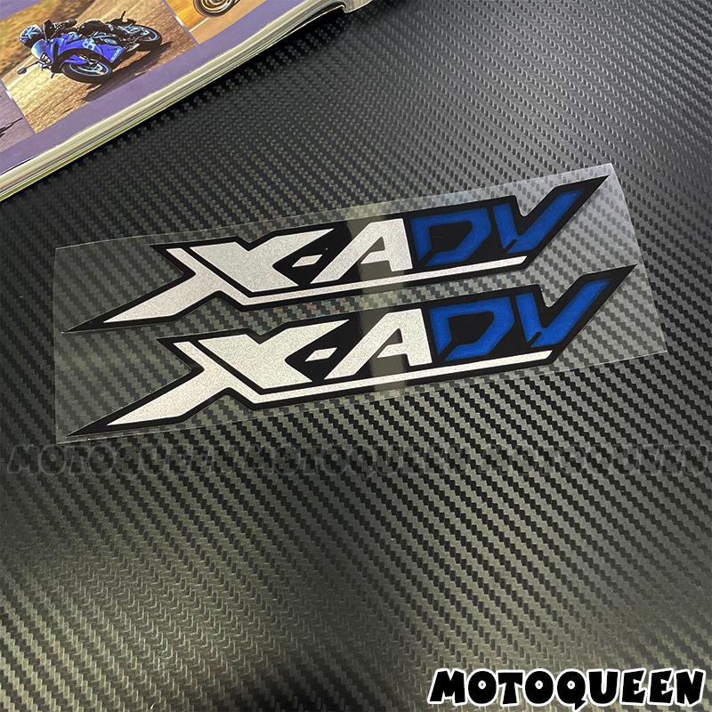 

For Honda XADV750 X ADV XADV 750 Motorcycle Fairing Body Tank Side Emblem Label Logo Decoration Reflective Decals Stickers Length 15CM