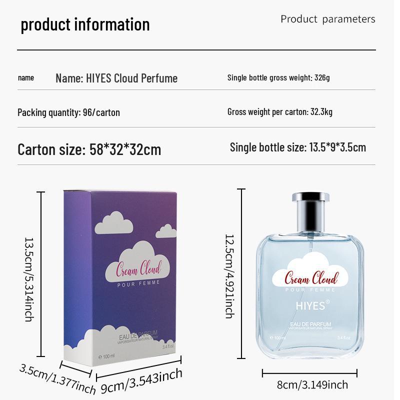 Philippines Cloud Men's Long-lasting Light Cologne Natural Fresh Spray