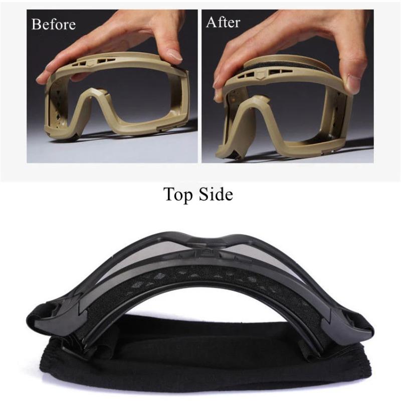 Taktische Brille Militär Schießbrille Motorrad Offroad Bike Armee Airsoft Paintball Brille
