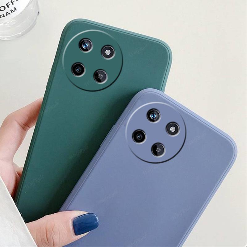 For Cover OPPO Realme 11 Case For OPPO Realme 11 Capas Phone Back Liquid Silicone Shockproof TPU Soft Cover Realme 11 4G Fundas