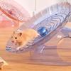 Silent Hamster Running Wheel Plastic Gerbil Roller Toy Spinner Running Disc  Cage Accessory