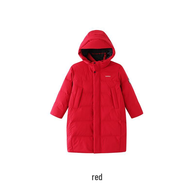 YEEHOO Kids' Long Hooded Winter Down Jacket