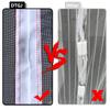Magnetic Door Screen White Mosquito Net Customized Size Summer Insect Automatic Closing Suitable for Large Sliding Glass