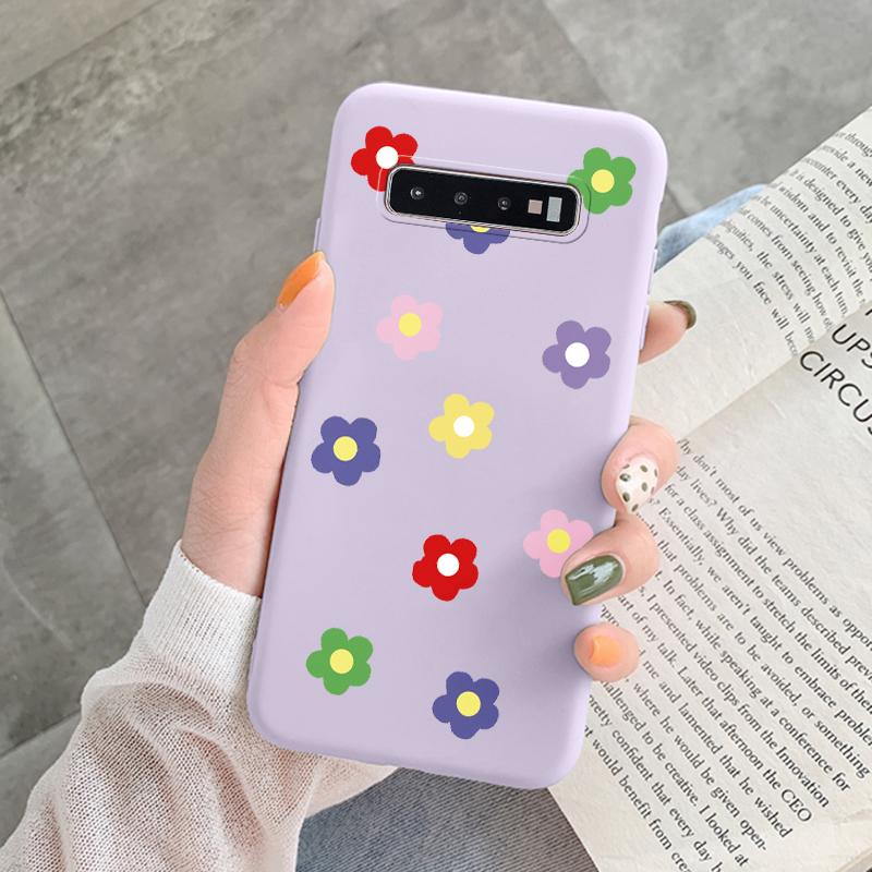 Case For Samsung Galaxy S10 Plus S 10 S10E Cover Cloud Graffiti Illustration Kanagawa Label Silicone Fundas For Samsung S10 S10e