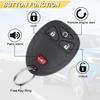 Key Fob Keyless Entry Remote Compatible with Chevrolet Silverado Traverse Avalanche, GMC Sierra, Pontiac Torrent, Saturn Outlook Vue 2007-2017,