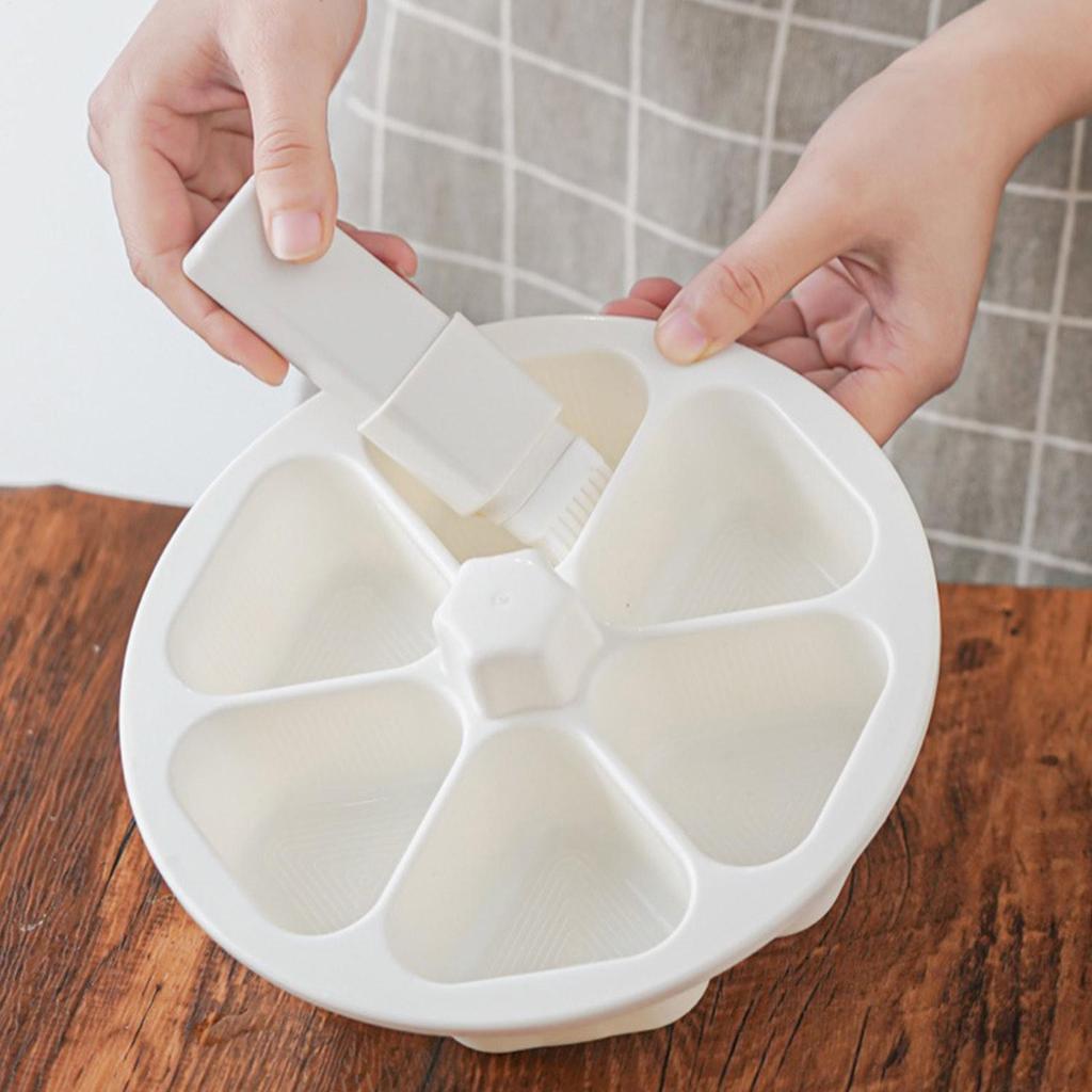 6-Cavity Triangle Onigiri Mold Non-Stick Rice Ball Shaper for Perfect Musubi,  Home Lunch Prep, Parties & Bento Making