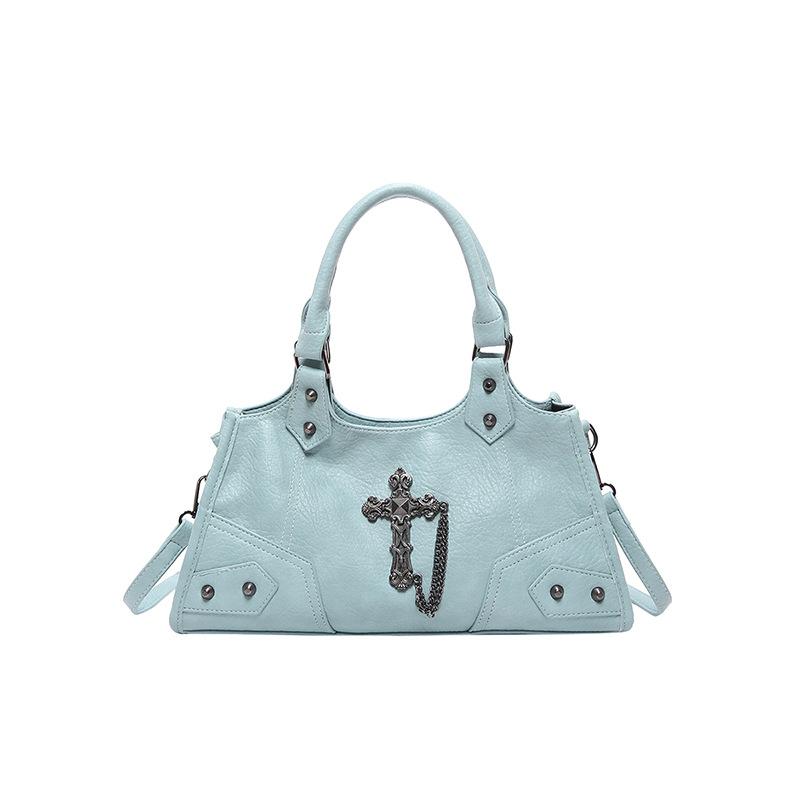 Textured Tote Bag, New Women's Handbag, Personalized Cross Shoulder Bag, Large-capacity Messenger Bag.