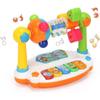 Animal Print Baby Piano Toys Light Sound Baby Musical Toy Baby Music Keyboard  Gift