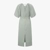Ibiem Volume Sleeve Draped Dress Emq7Wop010