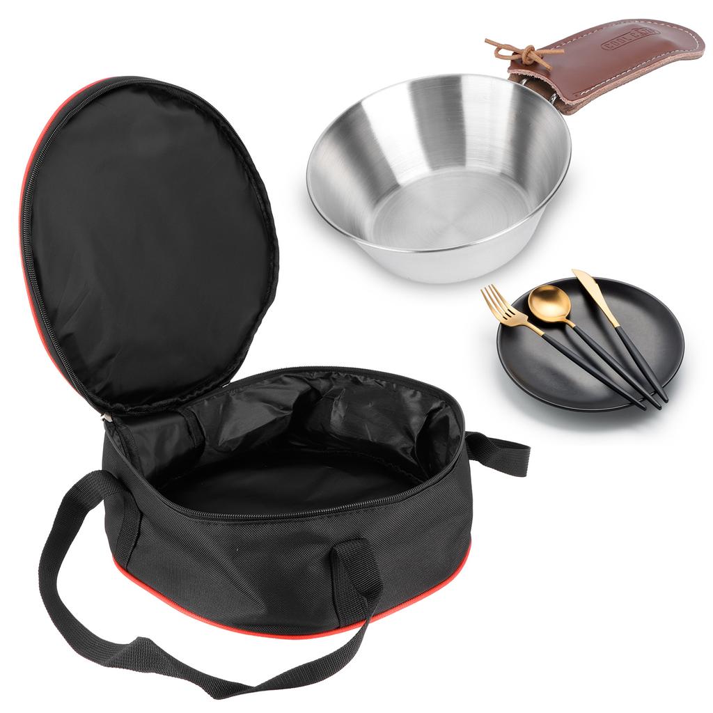 Bolle Mat Servise Oppbevaringsposer Grill Middagsservise Oppbevaringsbeholdere for Piknik