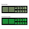 Car Fluorescent Luminous Button Sticker Door Window Lift Night Safety Switch Car Style Decal Switches Relay Decoration Decor