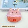 Creative Cute Cartoon Kitten Pendant: Plush Doll Backpack Ornament & Car Keychain