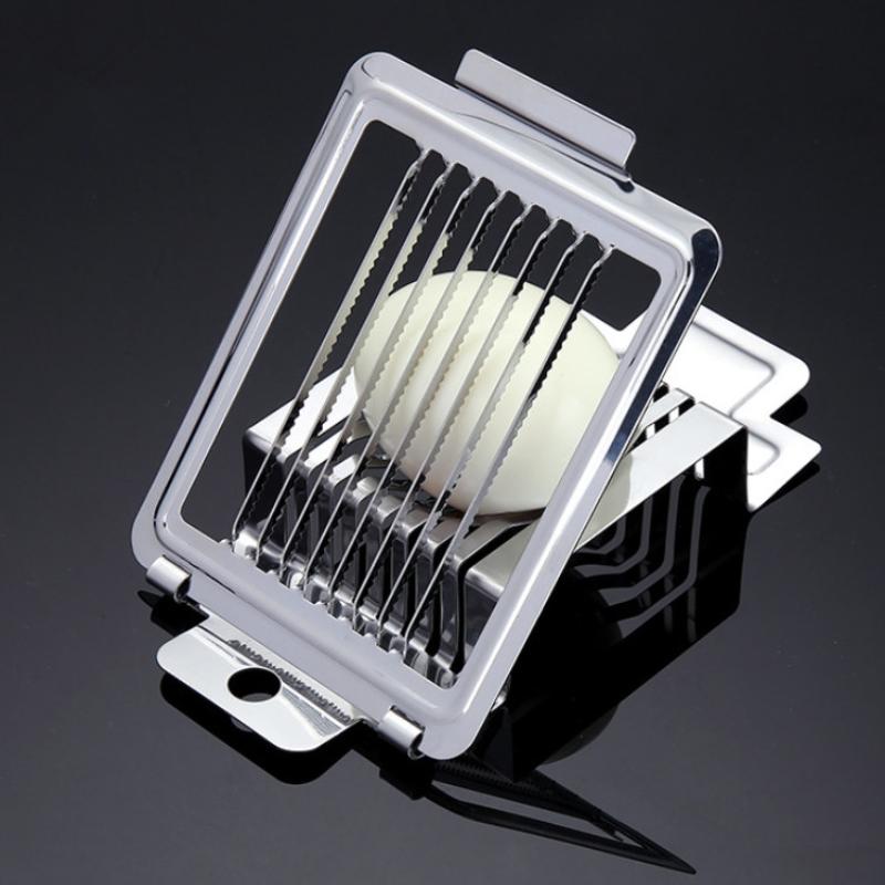 Äggdelare Skärare Hårdkokta Ägg Mångsidig Äggskärare Mini Manuell Äggdelare Ägg Skinka Svamp Jordgubbe Mjuk Frukt