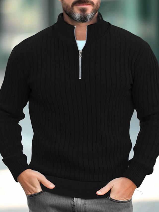 Men's Euro-Style Autumn/Winter Casual Knit Pullover