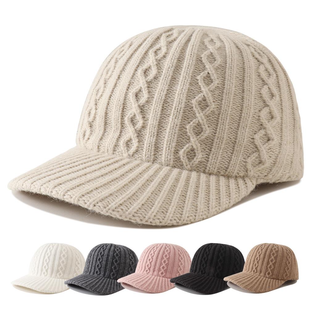 Warm Outdoor Adjustable Hat Snapback Cap Baseball Knitted Color Plain Solid Autumn Winter Designer New Brand Latest Fresh Hats For Women Men Gorras
