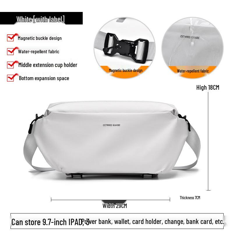 Men's Outdoor Functional Crossbody Bag