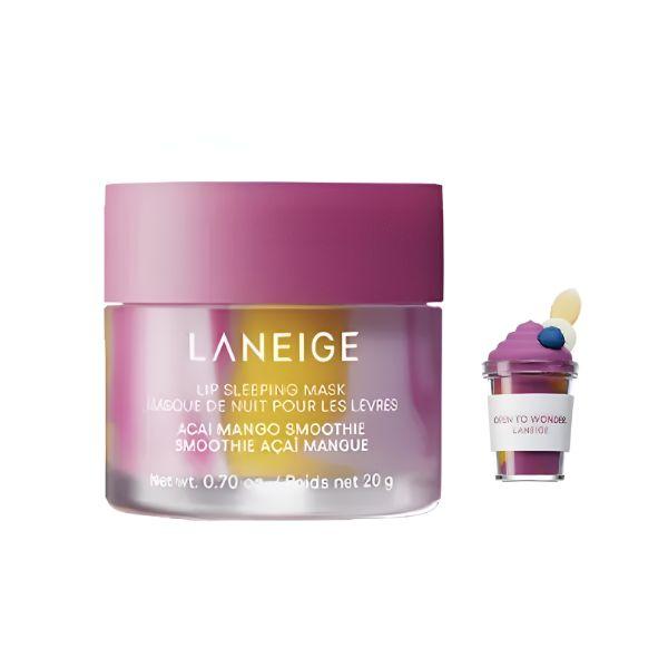 LANEIGE Ночная маска для губ Коллекция Acai Mango Smoothie