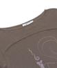 RuNaKi'Hu' Wxt086 Kaori Fingerhole Boat Neck Long Sleeve (Brown)