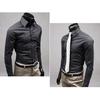 Herren Luxus Freizeit Formelles Hemd Langarm Slim Fit Business Hemden Oberteil