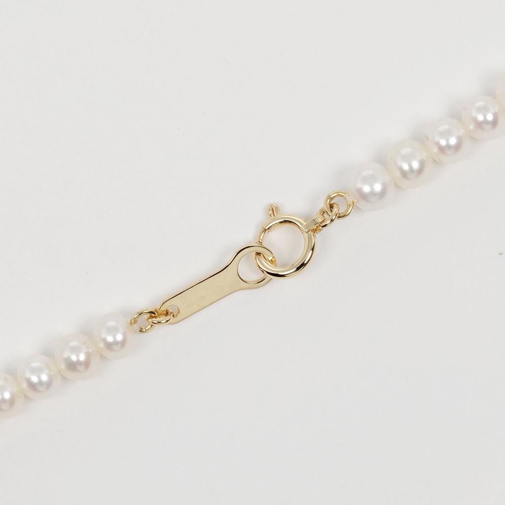 TASAKI Necklace Pearl/K18 Gold 11.73g Women Used