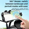 Anti-Shock Phone Mount 8-Point Claw Secure 360°Adjustable Rotatable Holder for Bike Motorcycle E-Bike for 4.7-7 Inch Smartphones