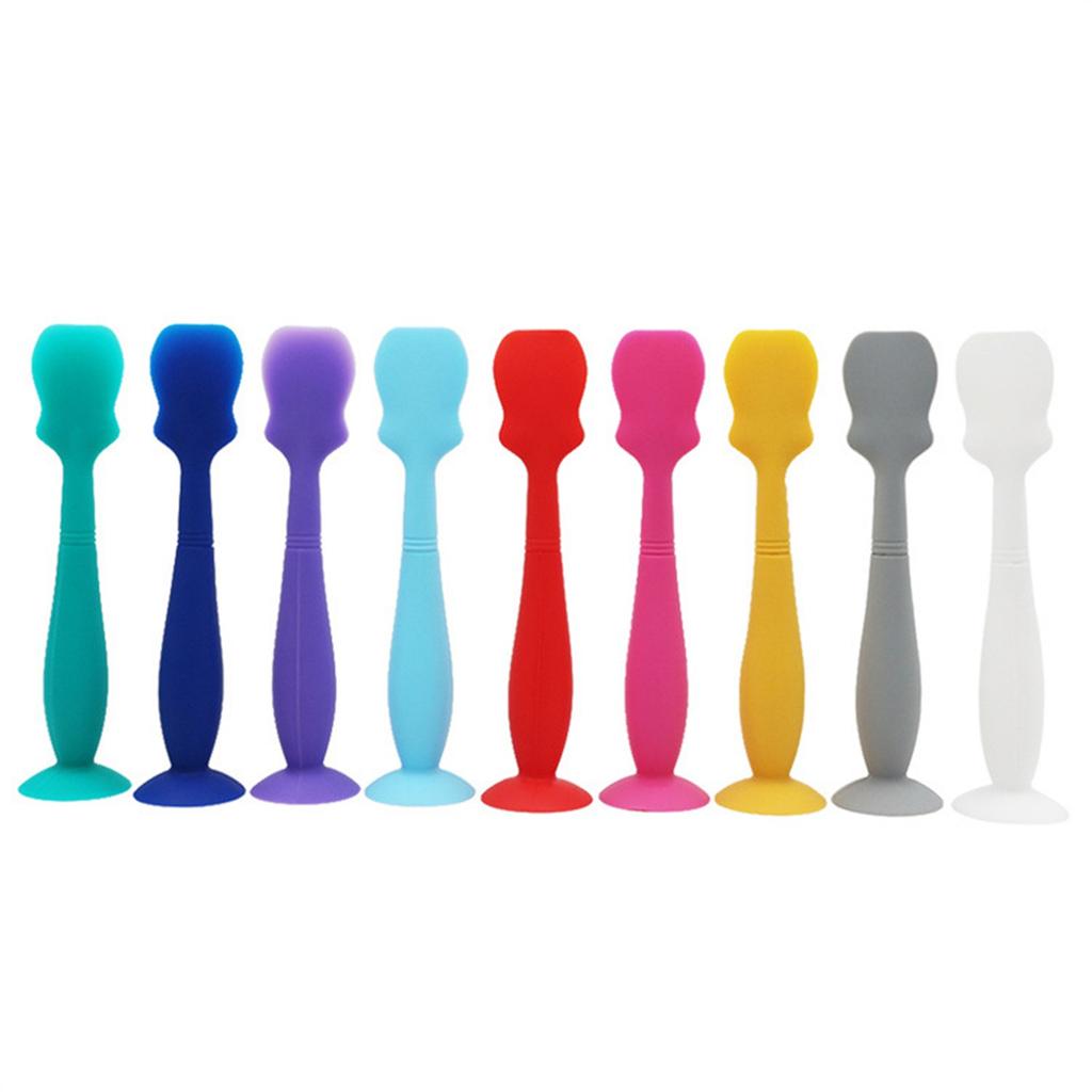 Baby Diaper Rash  Applicator Baby  Spatulas With Suction Cup Silicone Brush