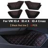 For Volkswagen VW ID.4 Crozz X -2025 Car Door Storage Box Protector Pads Cover Leather Slot Organizer Pockets Accessories