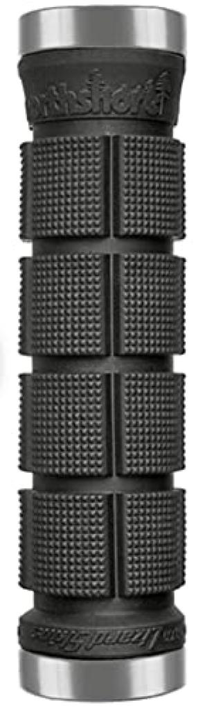 Lizard Skins Northshore Dual Clamp Bicycle Handlebar Pair Lock-On Grips, 33.0mm Diameter, Black, (LONDS010)