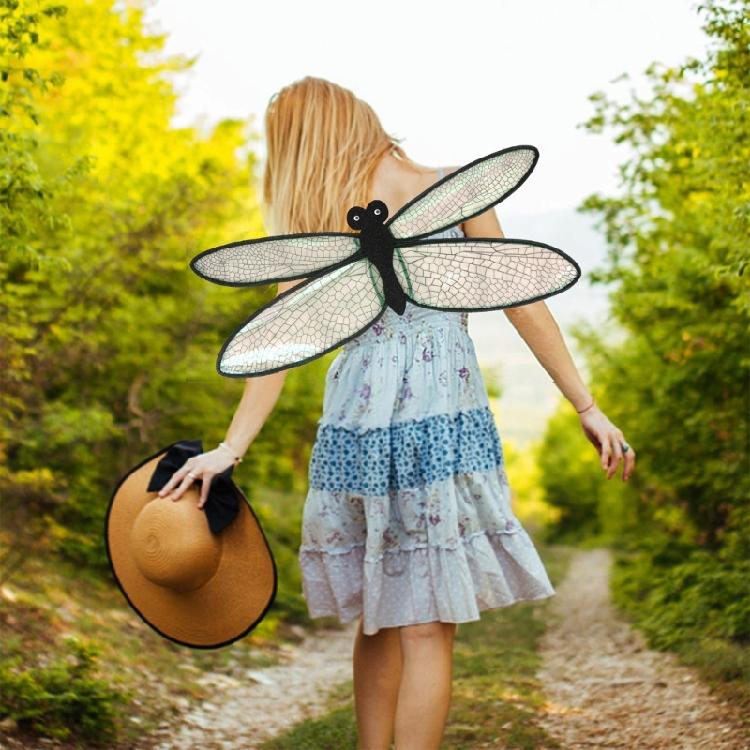 Fairys Butterfly Wing Angel Wing Fairys Wing Fancy Dressing Costume Dragonflies Wing Photo Props for Halloween Cosplay