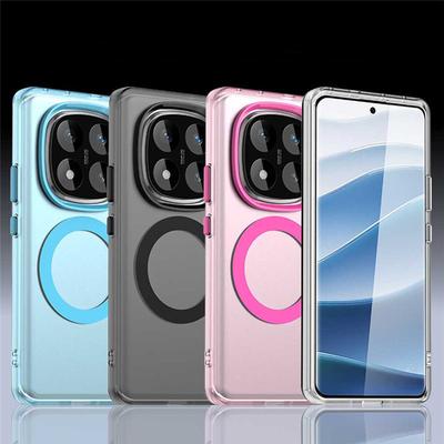 Etui na Redmi Note 14 Pro Etui na Redmi Note 14 Pro 5G 6,67 cala Przezroczysty, cukierkowy kolor Matowy, odporny na wstrząsy, ochronny zderzak