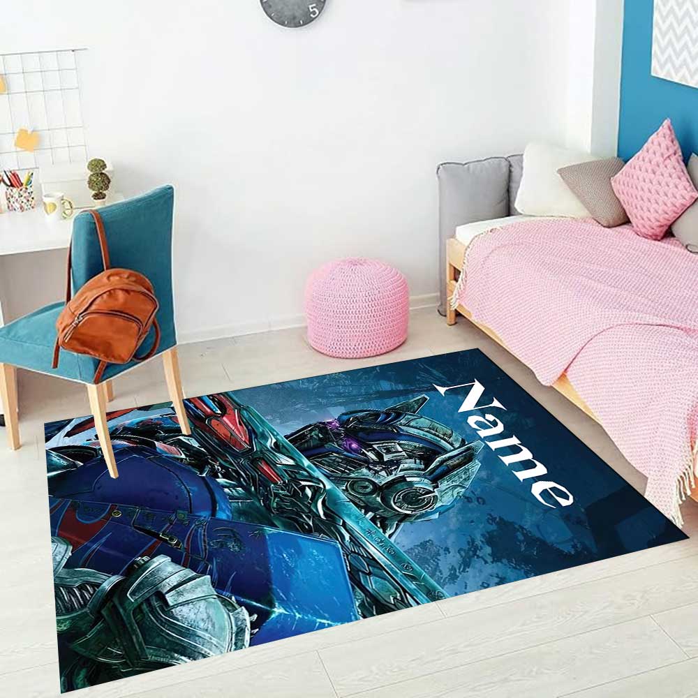 Love Transformers (20) Customize your name rug, office chair cushion, home bedroom living room gift.