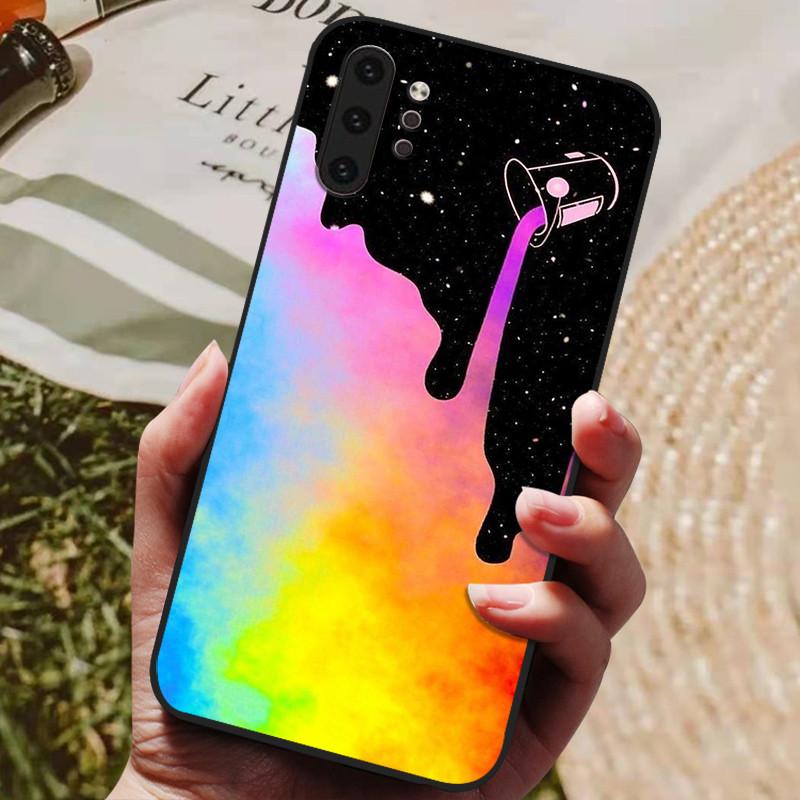 Pro Samsung Note 10 Plus Pouzdro Silikonový Zadní Kryt pro Samsung Galaxy Note 10 Plus Note10 Pro Pouzdro Note 10 + Ochranné Fundas