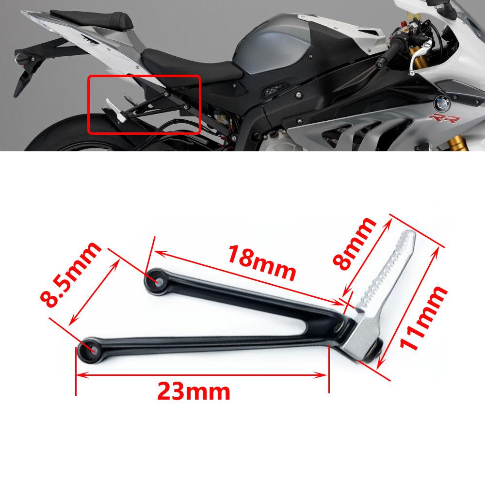 For BMW S1000RR S1000R S1000 RR R S 1000 R RR 2010-2017 2016 Motorcycle Rear Passenger Footrest Foot Peg Rest Pedal Bracket