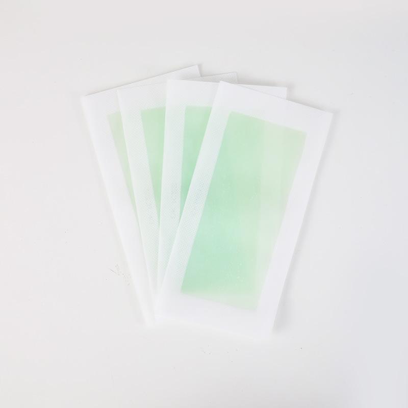 Green Aloe Vera Hair Removal Wax Strips Ready-To-Use Peel-Off Face Eyebrow Lip Non-Irritating 1/5/10/20 Small Pieces