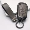 Zinc Alloy Leather Car Key Case Cover Holder For Peugeot 208 2008 301 308 3008 Rcz 508 408 2008 307 For Citroen C3 C4 Berlingo