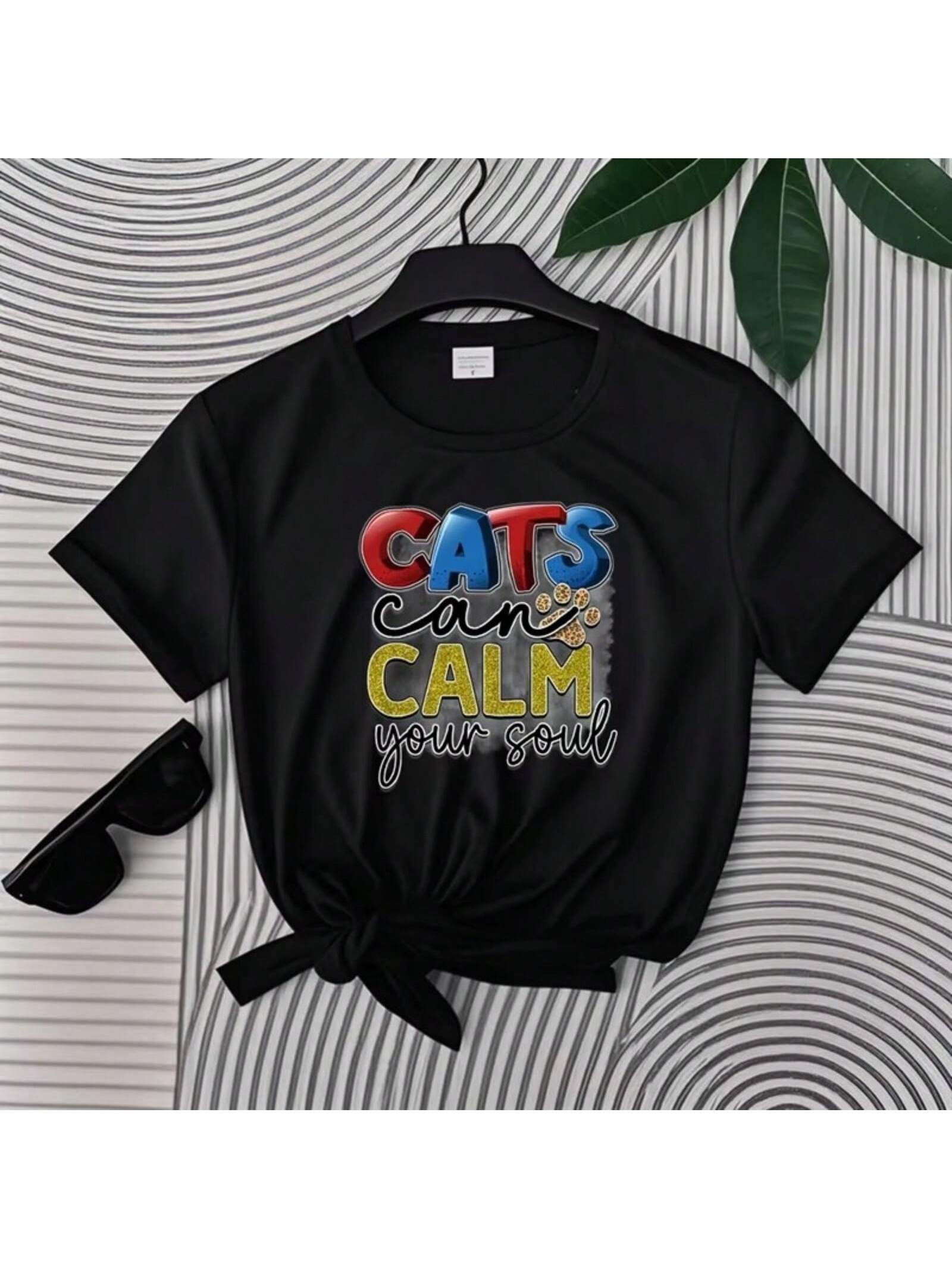 Wo Round Neck Exquisite Printed T-Shirt Modern Fashion Style Full 2025 Fashion Casual S