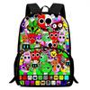 Rhythm Box Sprunki Spel Anime Rugzak Student Schooltas Computer Tas