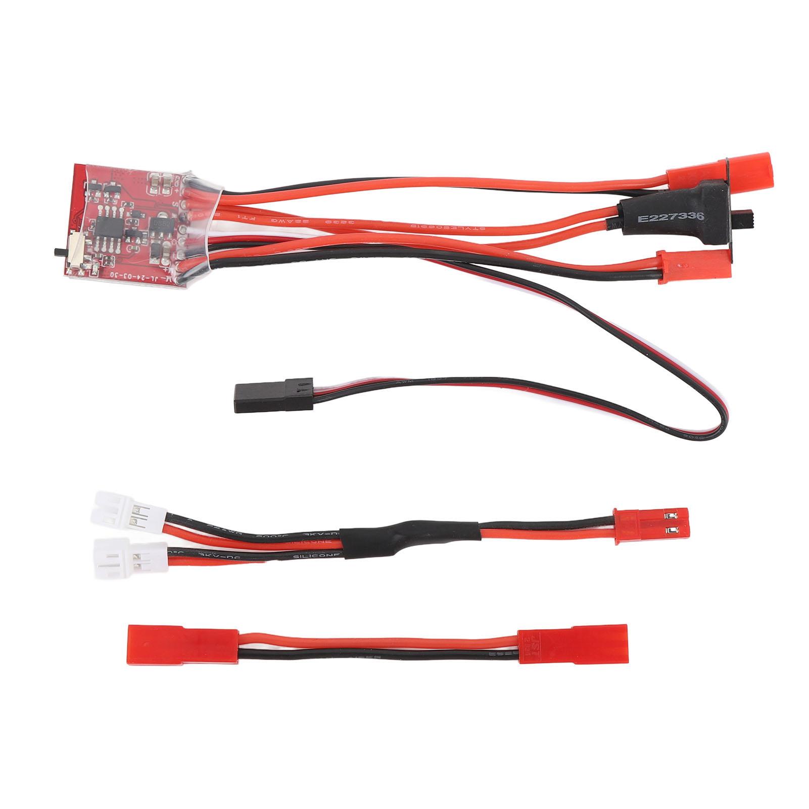 

RC Car ESC Speed Controller with Brake 30A Brushed ESC Speed Controller for 132 124 118 Car