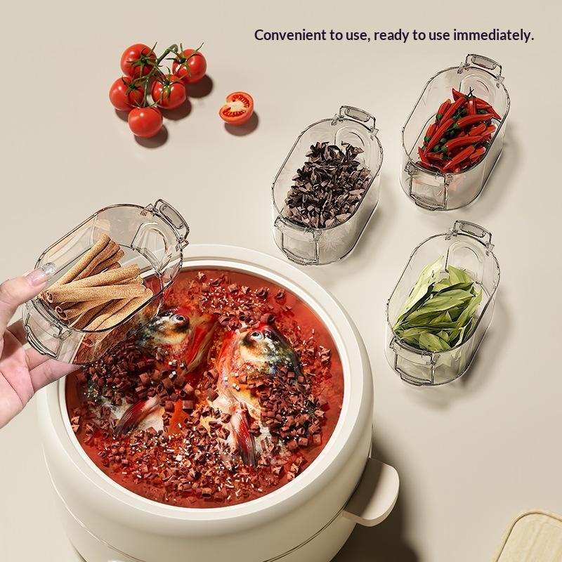 Household Kitchen Spice Storage Box Pepper Seasoning Jar Food Grade Seasoning Packaging Box