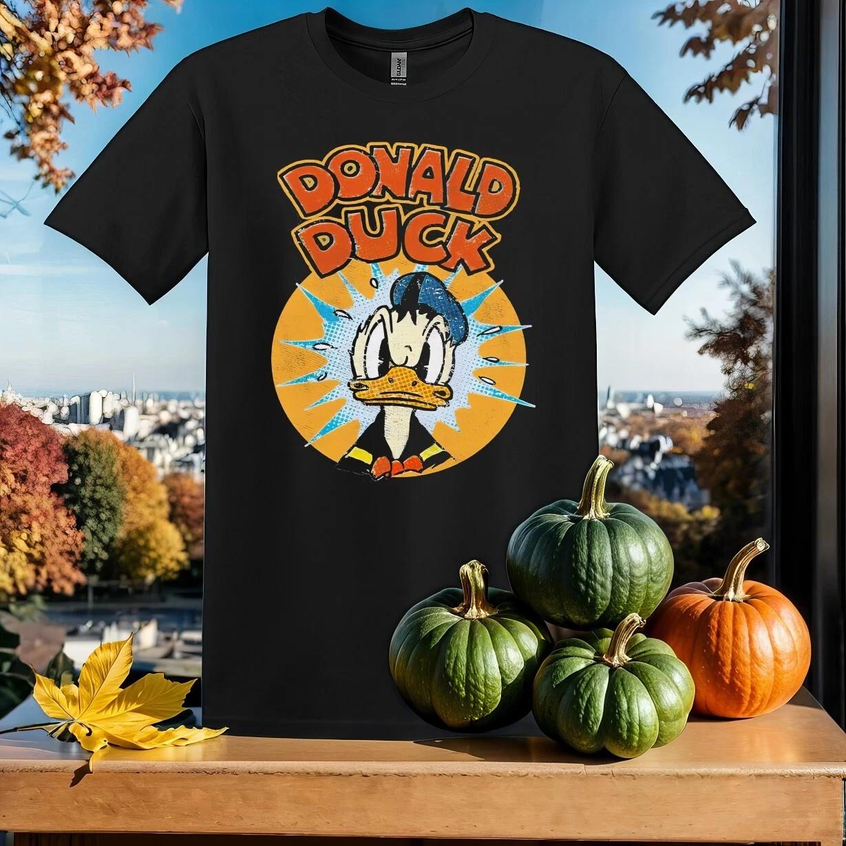 retro donald duck quack funny T-shirt T shirt Men Women Unisex Tshirt SY716 XXXL