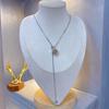 Adjustable Pearl Clavicle Necklace - Elegant, Versatile, and Minimalist Design