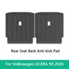 For Volkswagen ID. ERA 9X 2026 Car Trunk Mat TPE 3D Rear Seat Backrest Mat Trunk Storage Mat Trunk Carpet Waterproof Cargo Liner