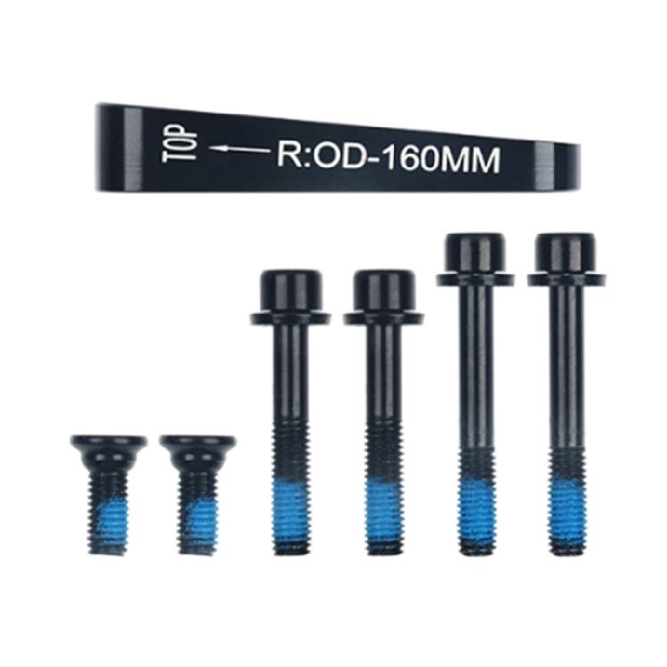 Cycling Flat Mount Disc Brake Adapter High Performances Cycling Brake Adapter for Road Bikes with Easy Installation