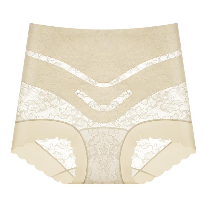 

Women s Summer New Fashion Simple High Elastic Abdominal Lift Hip Comfortable High Elastic Briefs XXL тілесний