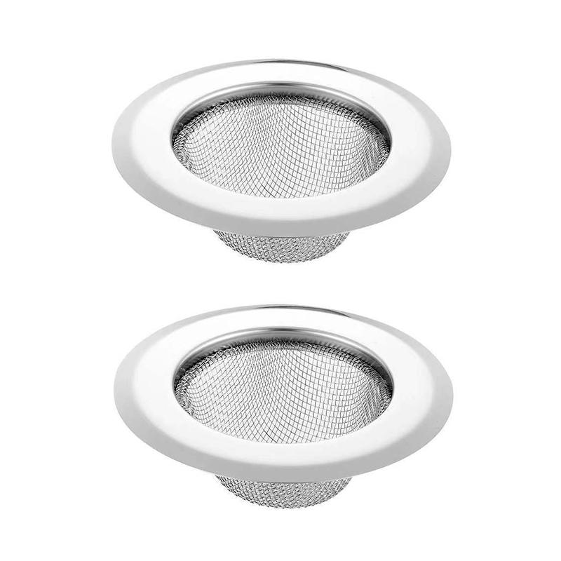 

2pcs Kitchen Sink Strainer, Stainless Steel Sink Drain Strainer, Food Catcher